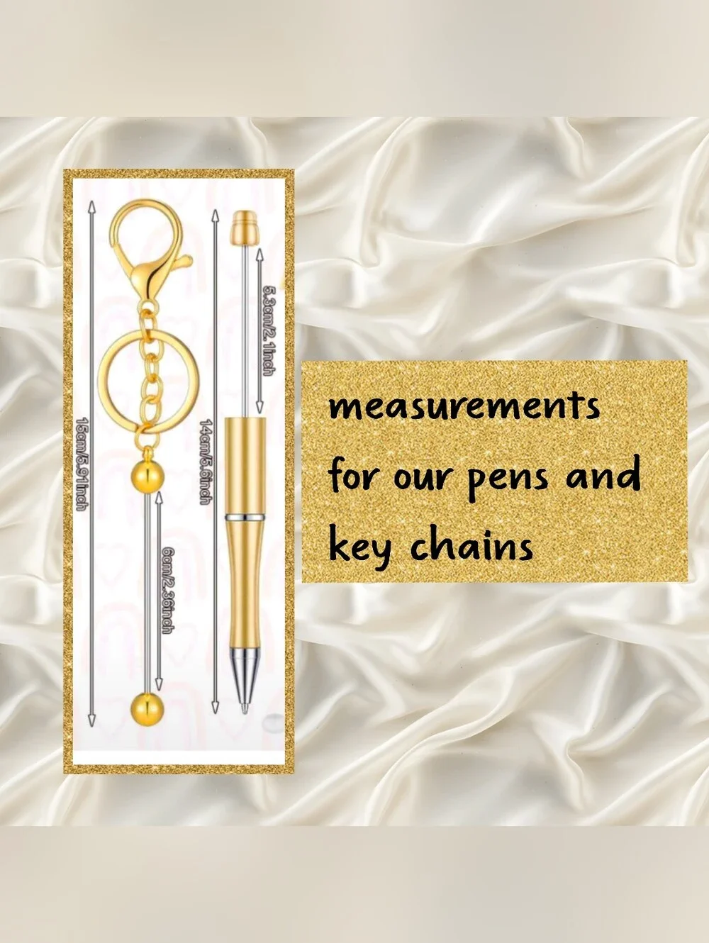 Tan Sunflower Silicone Beaded pens